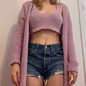 Sweater and crop top